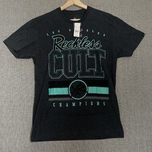 Young and Reckless Shirt Men Medium Deadstock Cult Champions Los Angeles Y2K New